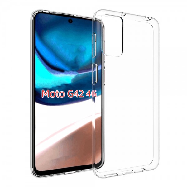 for Motorola G42 Soft Silicone Clear Case-Glossy Case for Motorola G42 Soft Silicone Clear Case-Glossy Case
