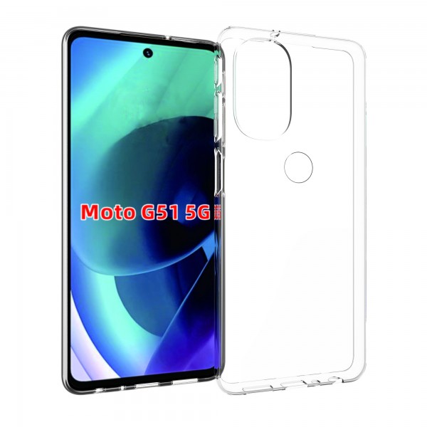 for Motorola G51 5G Soft Silicone Clear Case-Glossy Case for Motorola G51 5G Soft Silicone Clear Case-Glossy Case