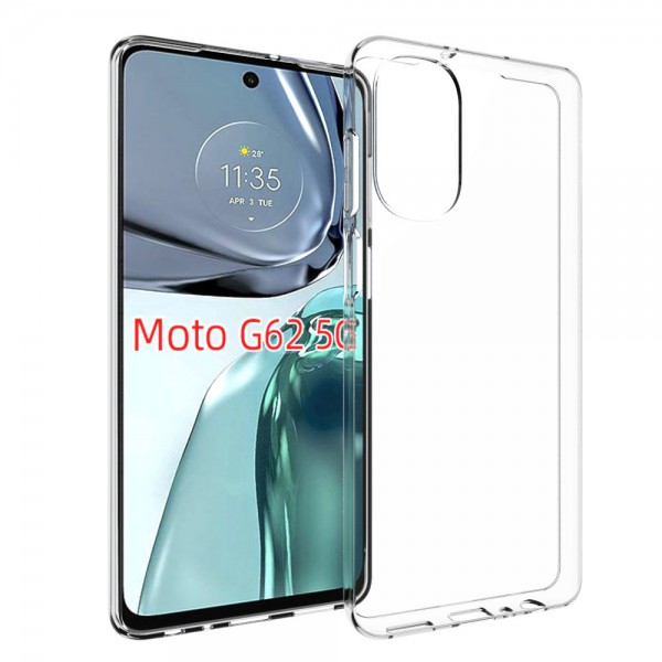 for Motorola G62 5G Soft Silicone Clear Case-Glossy Case for Motorola G62 5G Soft Silicone Clear Case-Glossy Case
