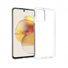 for Motorola G73 5G Soft Silicone Clear Case-Glossy Case