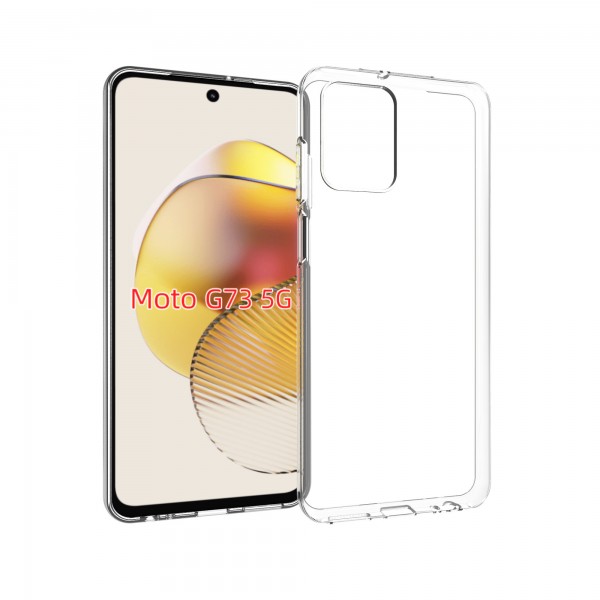 for Motorola G73 5G Soft Silicone Clear Case-Glossy Case for Motorola G73 5G Soft Silicone Clear Case-Glossy Case