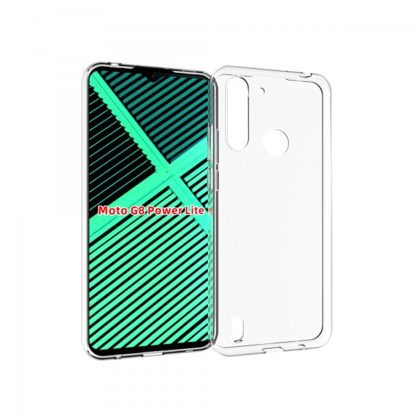 for Motorola G8 Power Lite Soft Silicone Clear Case-Glossy Case for Motorola G8 Power Lite Soft Silicone Clear Case-Glossy Case