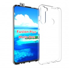 for Motorola One Fusion Plus Soft Silicone Clear Case-Glossy Case
