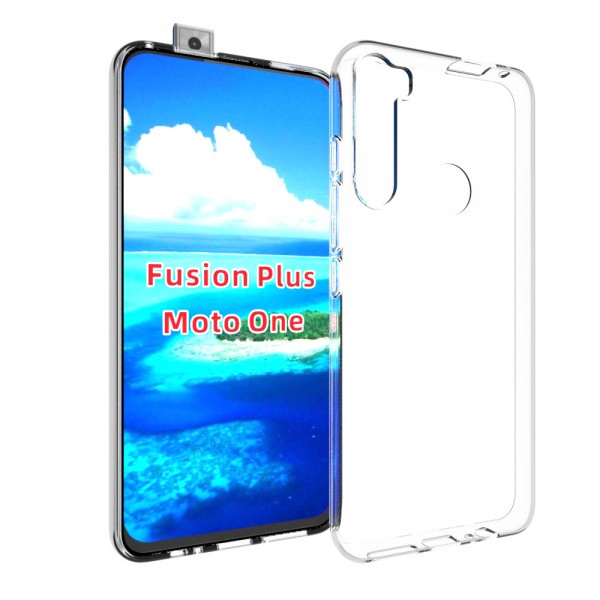 for Motorola One Fusion Plus Soft Silicone Clear Case-Glossy Case for Motorola One Fusion Plus Soft Silicone Clear Case-Glossy Case