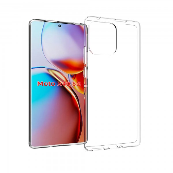 for Motorola X40 5G Soft Silicone Clear Case-Glossy Case for Motorola X40 5G Soft Silicone Clear Case-Glossy Case