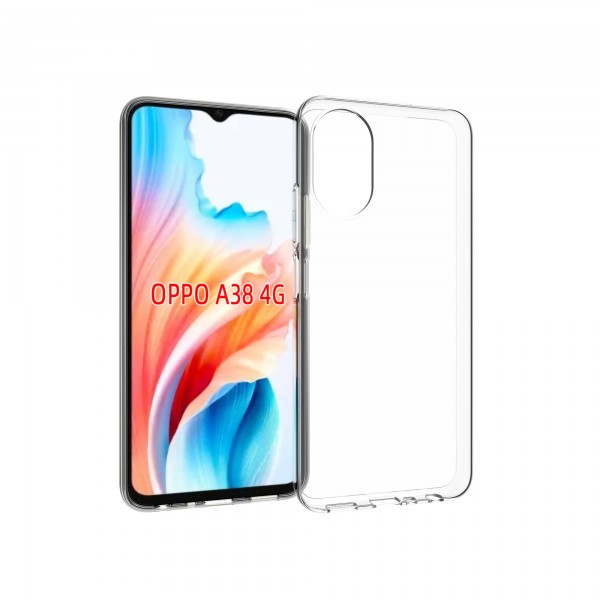 for Oppo A18/A38 4G Soft Silicone Clear Case-Glossy Case for Oppo A18/A38 4G Soft Silicone Clear Case-Glossy Case