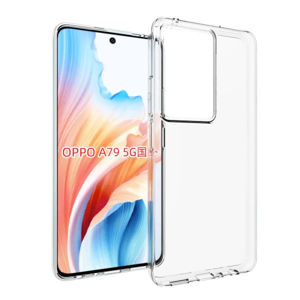 for Oppo A79 5G Soft Silicone Clear Case-Glossy Case for Oppo A79 5G Soft Silicone Clear Case-Glossy Case