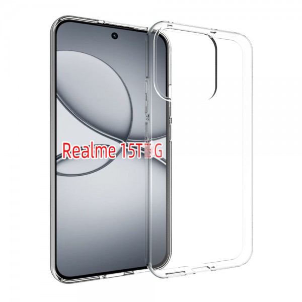 for Oppo Realme 15T 5G Soft Silicone Clear Case-Glossy Case for Oppo Realme 15T 5G Soft Silicone Clear Case-Glossy Case
