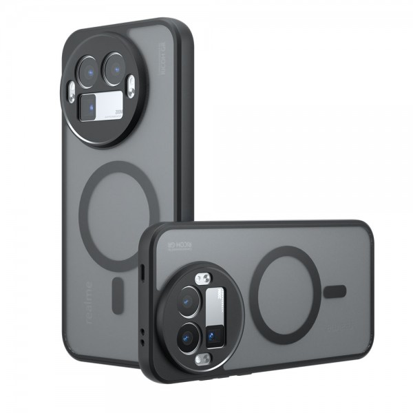 for Oppo Realme GT 8 Pro Black Case Compatible with Magsafe- Kika Magnetic for Oppo Realme GT 8 Pro Black Case Compatible with Magsafe- Kika Magnetic