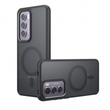 for Oppo Reno 12 Black Case Compatible with Magsafe- Kika Magnetic