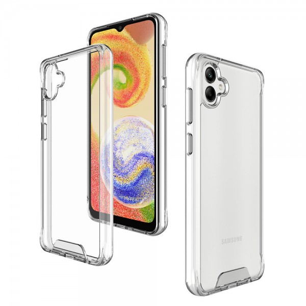 for Samsung Galaxy A04 Clear Case- Space Case for Samsung Galaxy A04 Clear Case- Space Case