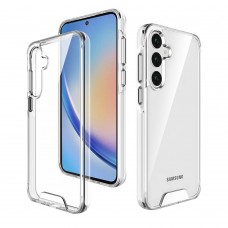 for Samsung Galaxy A35 Clear Case- Space Case for Samsung Galaxy A35 Clear Case- Space Case