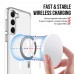 for Samsung Galaxy S23 Plus Clear Case Compatible with Magsafe- Space Magnetic