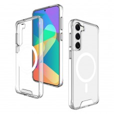 for Samsung Galaxy S23 Plus Clear Case Compatible with Magsafe- Space Magnetic for Samsung Galaxy S23 Plus Clear Case Compatible with Magsafe- Space Magnetic