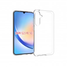 for Samsung Galaxy S23 FE Soft Silicone Clear Case-Glossy Case