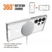 for Samsung Galaxy S23 Ultra Clear Case Compatible with Magsafe- Space Magnetic