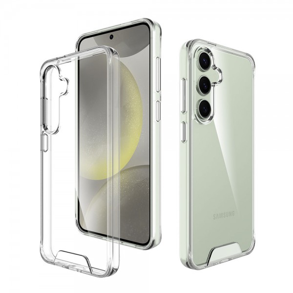 for Samsung Galaxy S24 FE Clear Case- Space Case for Samsung Galaxy S24 FE Clear Case- Space Case