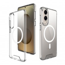 for Samsung Galaxy S25 Edge Clear Case Compatible with Magsafe- Space Magnetic for Samsung Galaxy S25 Edge Clear Case Compatible with Magsafe- Space Magnetic