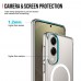 for Samsung Galaxy S25 Edge Clear Case Compatible with Magsafe- Space Magnetic
