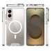 for Samsung Galaxy S25 Edge Clear Case Compatible with Magsafe- Space Magnetic