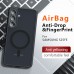 for Samsung Galaxy S25FE Black Case Compatible with Magsafe- Kika Magnetic