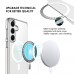 for Samsung Galaxy S25 FE Clear Case Compatible with Magsafe- Space Magnetic