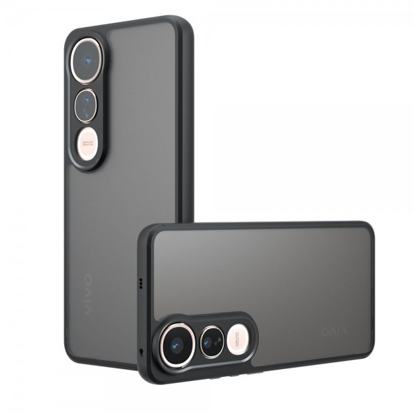 for Vivo V50 Lite Black Case- Kika Case for Vivo V50 Lite Black Case- Kika Case