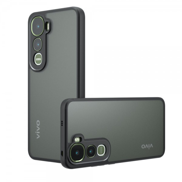 for Vivo Y400 Black Case- Kika Case for Vivo Y400 Black Case- Kika Case