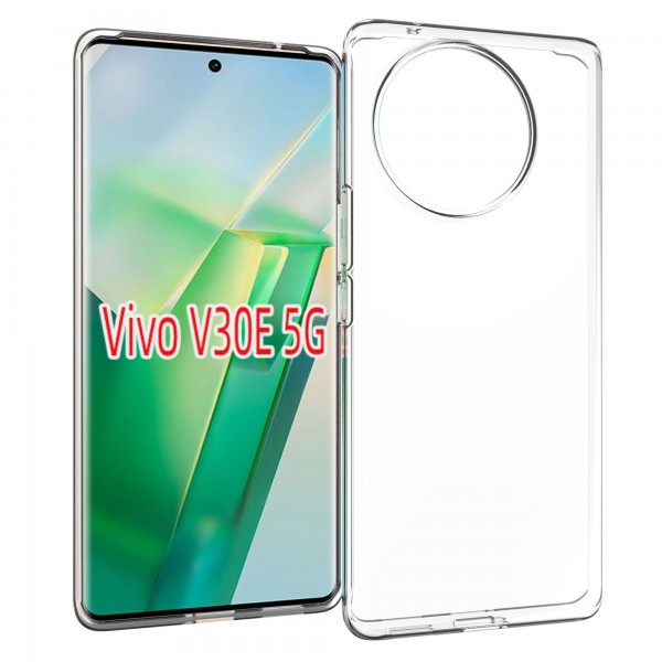 for Vivo V30E 5G Soft Silicone Clear Case-Glossy Case for Vivo V30E 5G Soft Silicone Clear Case-Glossy Case