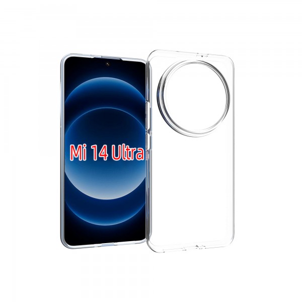 for Xiaomi 14 Ultra 5G Soft Silicone Clear Case-Glossy Case for Xiaomi 14 Ultra 5G Soft Silicone Clear Case-Glossy Case