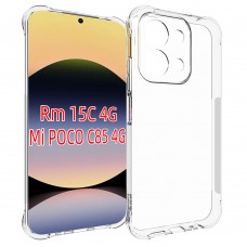 for Xiaomi Redmi 15C 4G/Poco C85 4G Soft Silicone Clear Case-Glossy Case for Xiaomi Redmi 15C 4G/Poco C85 4G Soft Silicone Clear Case-Glossy Case