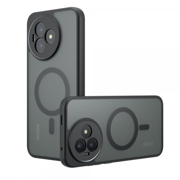 for Xiaomi Redmi K80 Black Case Compatible with Magsafe- Kika Magnetic for Xiaomi Redmi K80 Black Case Compatible with Magsafe- Kika Magnetic