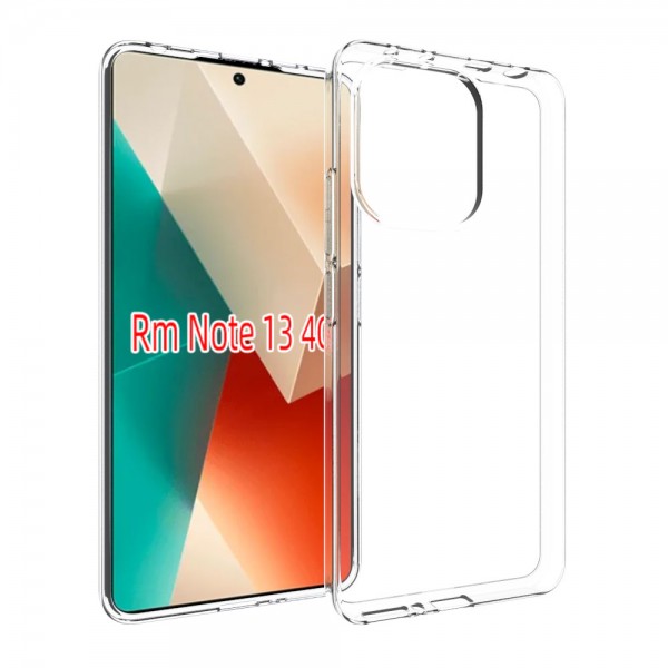 for Xiaomi Redmi Note 13 4G Soft Silicone Clear Case-Glossy Case for Xiaomi Redmi Note 13 4G Soft Silicone Clear Case-Glossy Case
