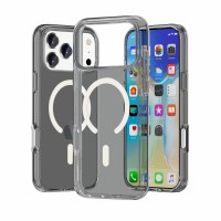 Glitter Clear Magnetic Case for iPhone 11-18 Pro Max - Terminator MagSafe Glitter Cover